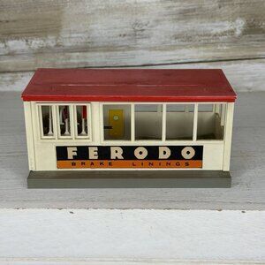 Vintage Tri-ang Minic Motorways M1812 Starting Gate With Flags UNTESTED England